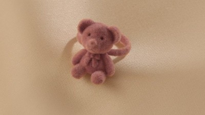 벨벳곰돌이반지 득템 후기! 놓치면 후회할 겨울 신상💖